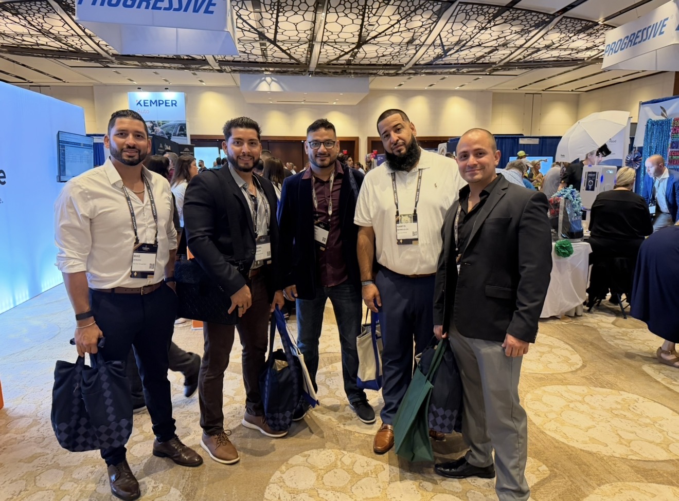 MAD Insurance professionals building relationships at an insurance industry event