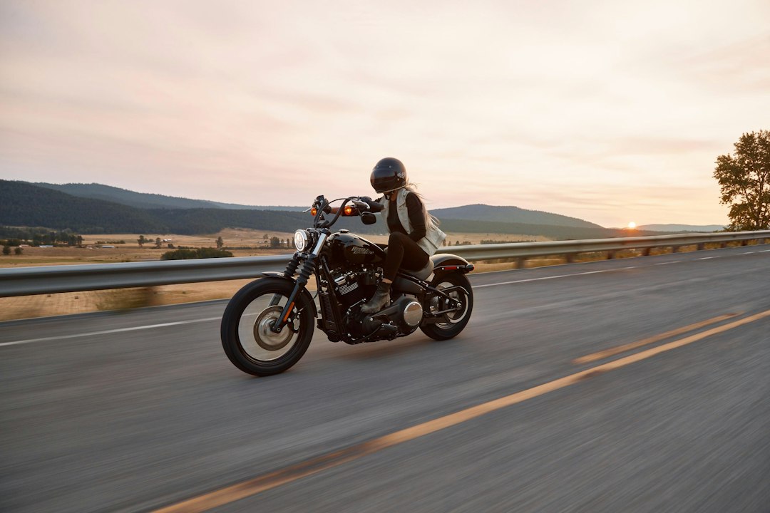 Motorcyclist riding on the open road for Florida motorcycle insurance coverage